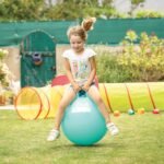 LUDI šokinėjimo kamuolys, mėlynas 55 cm – Paveikslėlis 4