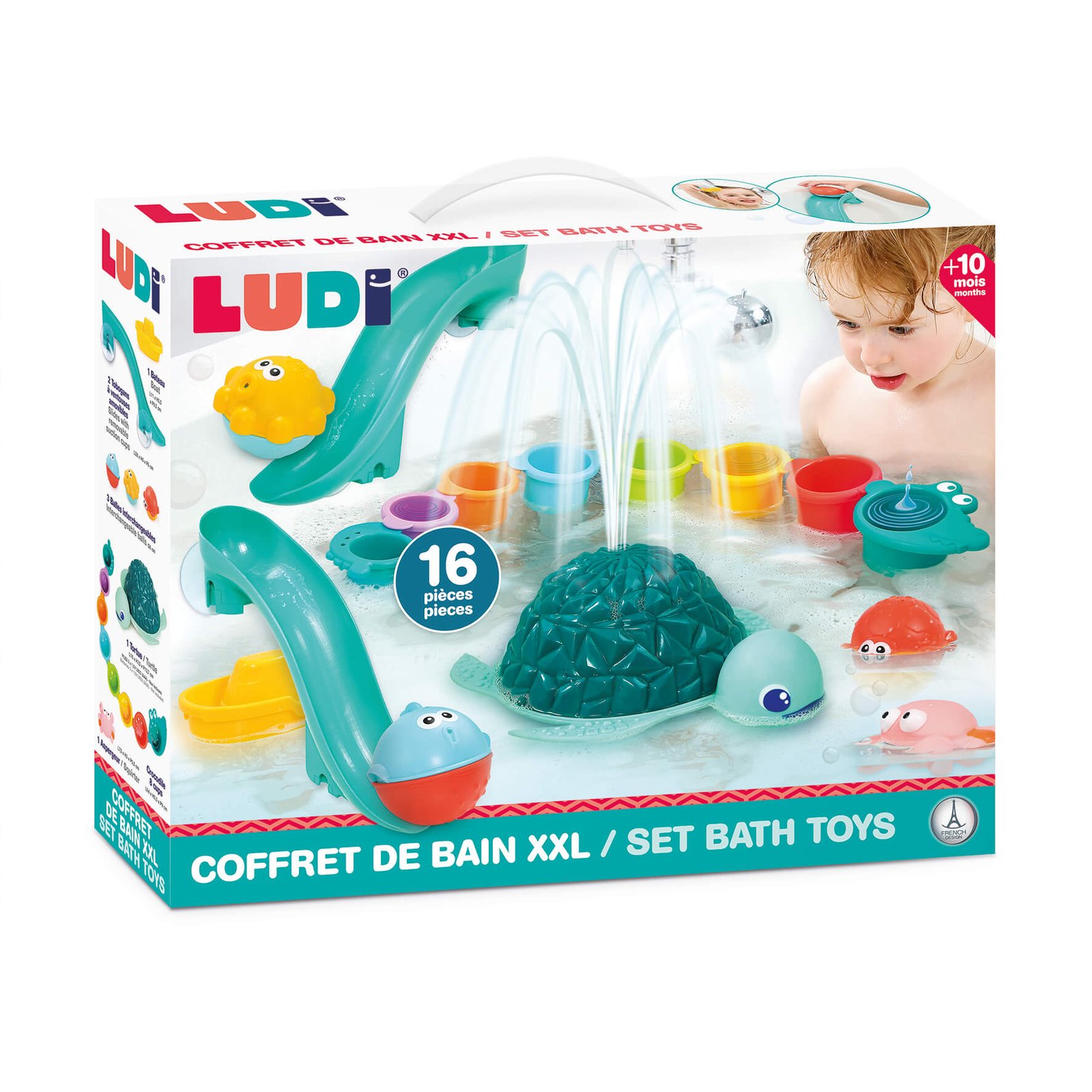 LUDI vonios žaislų rinkinys XXL LUDI vonios žaislų rinkinys XXL