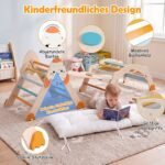 Laipiojimo rinkinys Montessori medinis sulankstomas 8-in-1 vaikams (Daugiaspalvis) – Paveikslėlis 4