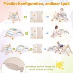 Laipiojimo rinkinys Montessori medinis sulankstomas 8-in-1 vaikams (Daugiaspalvis) – Paveikslėlis 5
