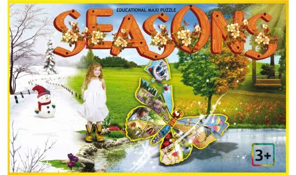 Lavinanti maxi dėlionė SEASONS (Anglų kalba)