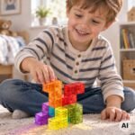 Magnetinės kaladėlės Tetris 3D konstruktorius – Paveikslėlis 2