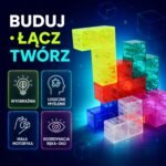 Magnetinės kaladėlės Tetris 3D konstruktorius – Paveikslėlis 3