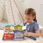 Medinė Montessori veiklos lenta su spynelėmis ir skląsčiais – Paveikslėlis 5