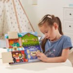 Medinė Montessori veiklos lenta su spynelėmis ir skląsčiais – Paveikslėlis 6