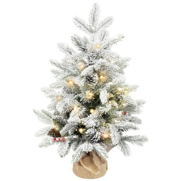 Mini 60cm Weihnachtsbaum mit 35 LED-Lichtern