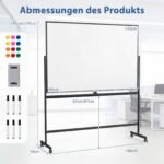 Mobilus stovas dvipusis magnetinis reguliuojamo aukščio (Juoda) – Paveikslėlis 2