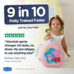 Mokomasis nešiojamas naktipuodis Peppa Pig, švelniai rausva – Paveikslėlis 4