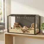Narvelis žiurkėnams 105x51x53 cm su akrilo sienelėmis ir atidaromu tinkleliu – Paveikslėlis 10