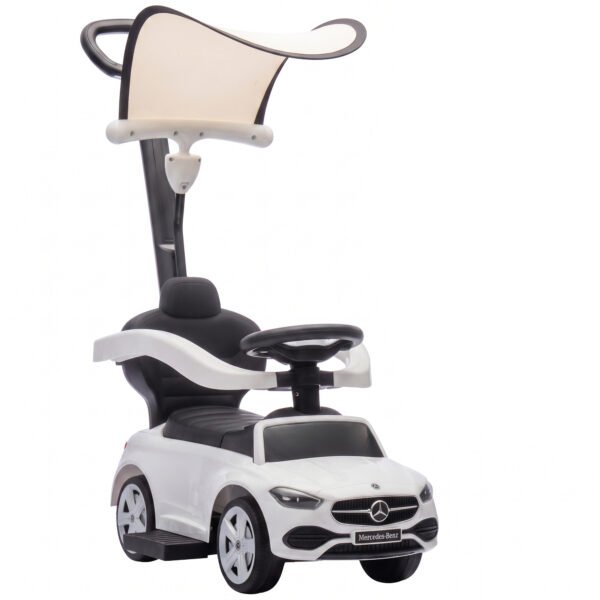 Paspiriama mašinėlė 3-in-1 Mercedes-Benz su stūmimo rankena