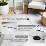 Pastatoma LED lempa su 4 lentynomis ir 3 šviesos ryškumo lygiais – Paveikslėlis 7