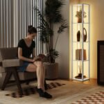 Pastatoma LED lempa su 4 lentynomis ir 3 šviesos ryškumo lygiais – Paveikslėlis 9
