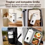 Pieno putų plakiklis elektrinis daugiafunkcis su 6 režimais (Balta) – Paveikslėlis 3