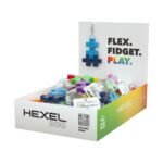 Plus Plus HEXEL DUO raktų pakabukas, mėtinė/violetinė – Paveikslėlis 3
