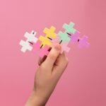Plus Plus antistresinis žaislas, Hexel Bubblegum – Paveikslėlis 4