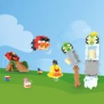 Plus Plus konstruktorius Angry Birds Katapultos smūgis – Paveikslėlis 4