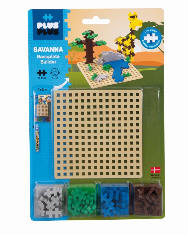 Plus Plus konstruktorius SAVANA + pagrindas Plus Plus konstruktorius SAVANA + pagrindas