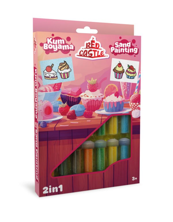 Red Castle kūrybinis smėlio rinkinys 2in1