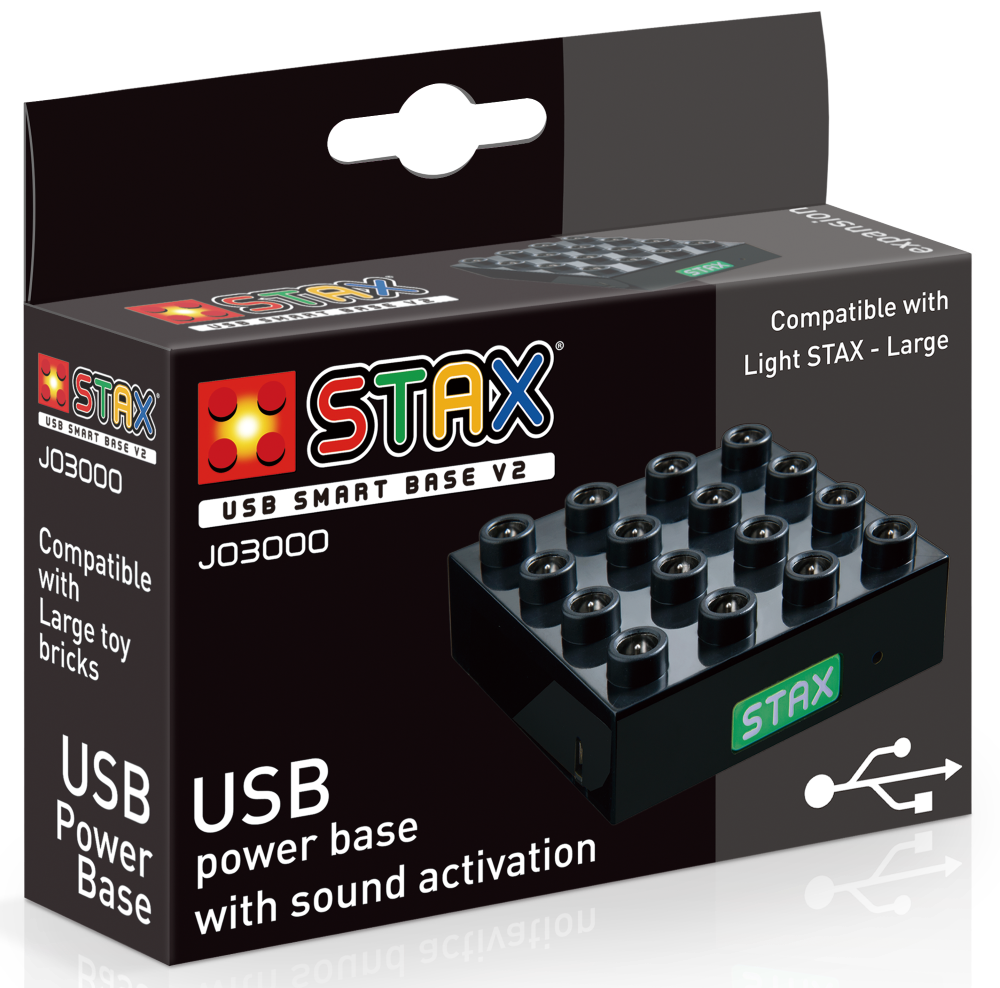 STAX konstruktorius JUNIOR USB maitinimo blokas STAX konstruktorius JUNIOR USB maitinimo blokas