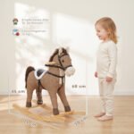 Supamasis arkliukas su garsais, saugos rankenomis ir mediniu rėmu – Paveikslėlis 3