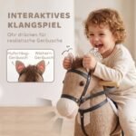 Supamasis arkliukas su garsais, saugos rankenomis ir mediniu rėmu – Paveikslėlis 5
