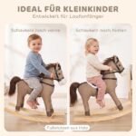 Supamasis arkliukas su garsais, saugos rankenomis ir mediniu rėmu – Paveikslėlis 6