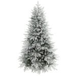 Schneebeflockter Weihnachtsbaum 180 cm mit 1920 Spitzen