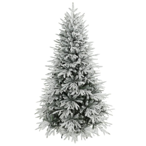 Schneebeflockter Weihnachtsbaum 180 cm mit 1920 Spitzen