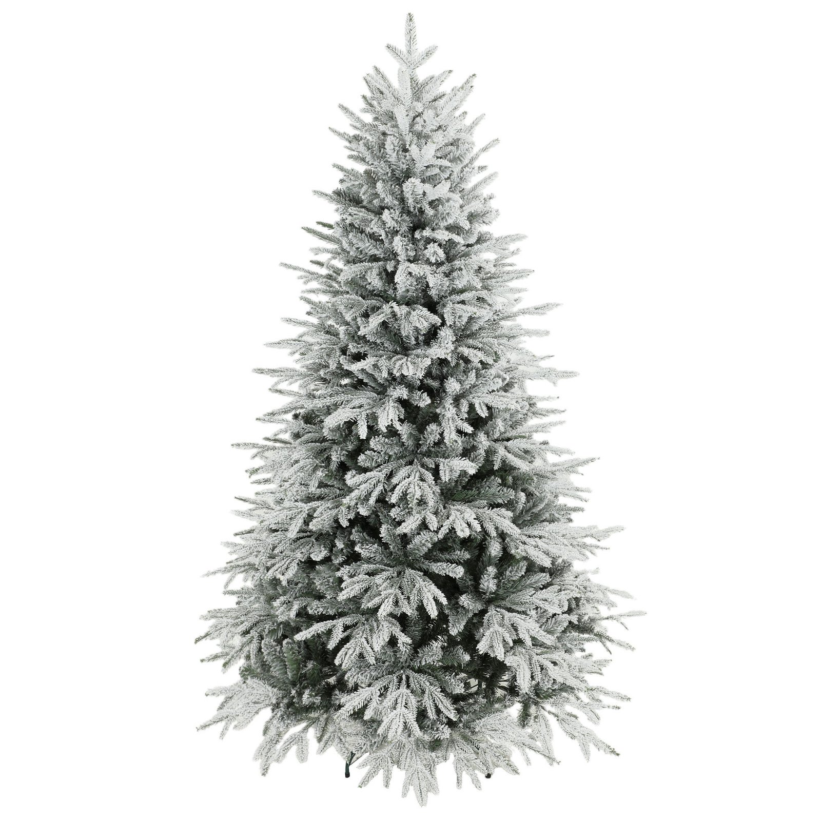 Schneebeflockter Weihnachtsbaum 180 cm mit 1920 Spitzen Schneebeflockter Weihnachtsbaum 180 cm mit 1920 Spitzen