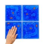 Sensorinis panelis su judančiu mėlynu skysčiu 30x30 cm – Paveikslėlis 4