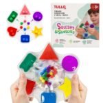 Sensorinis žaislas minkštas formų rūšiavimui