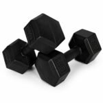 Šešiakampiai hanteliai 2x3 kg su neslystančia danga – Paveikslėlis 6