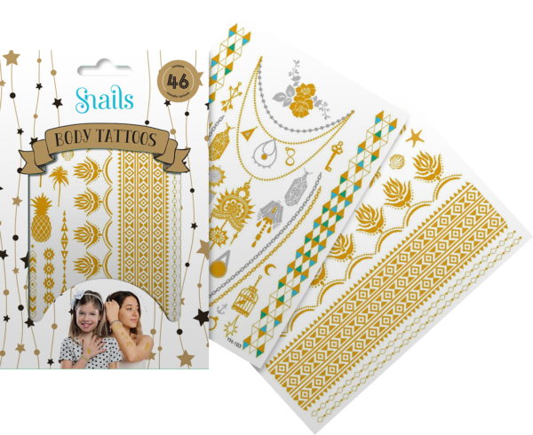 Snails kūno tatuiruotė