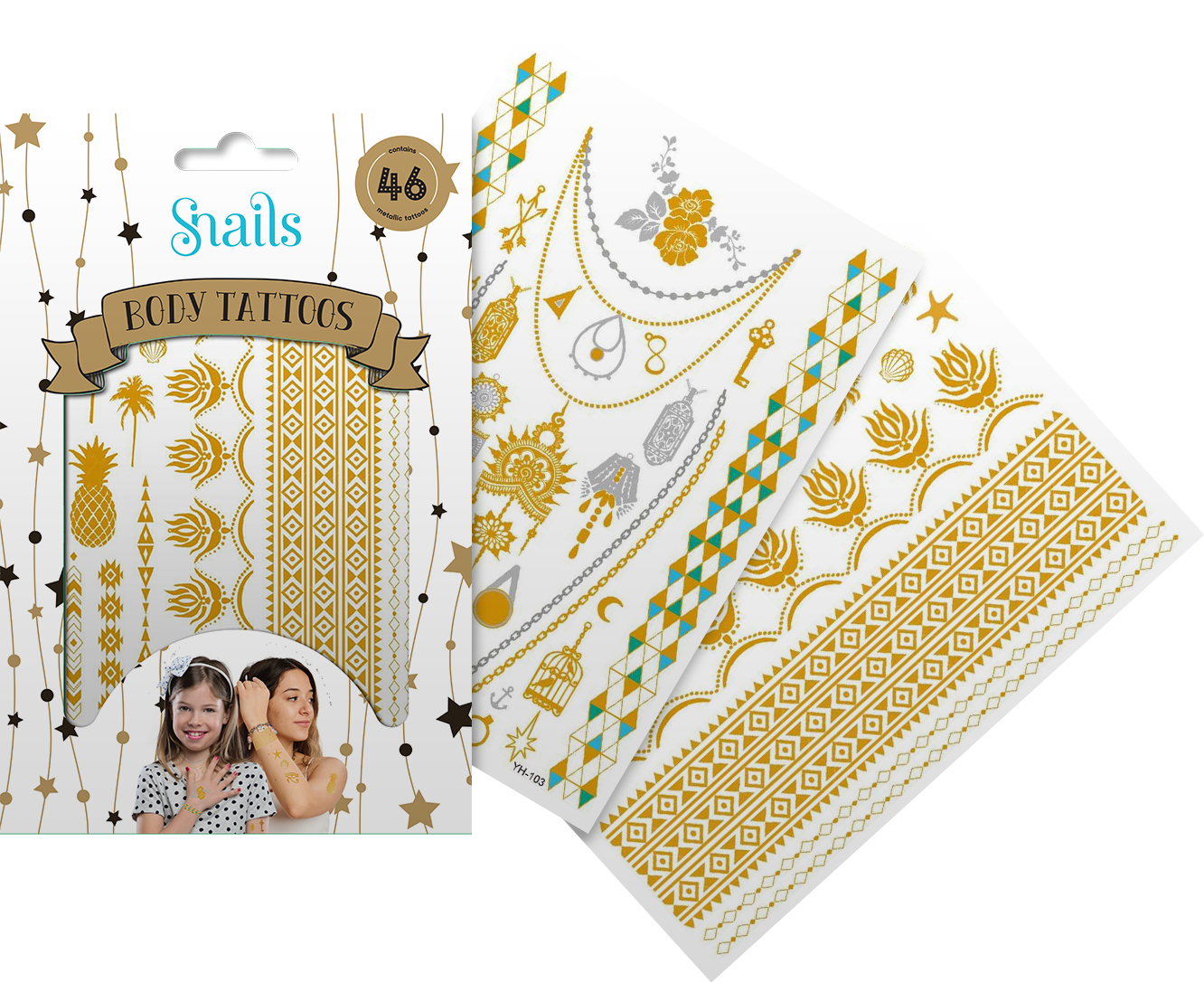 Snails kūno tatuiruotė
