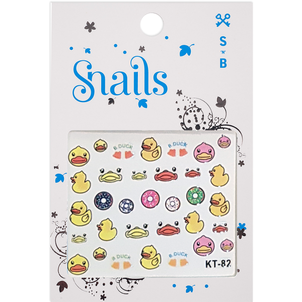 Snails nagų lipdukai