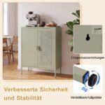Spintelė metalinė archyvinė universali su reguliuojamomis lentynomis (Žalia) – Paveikslėlis 4
