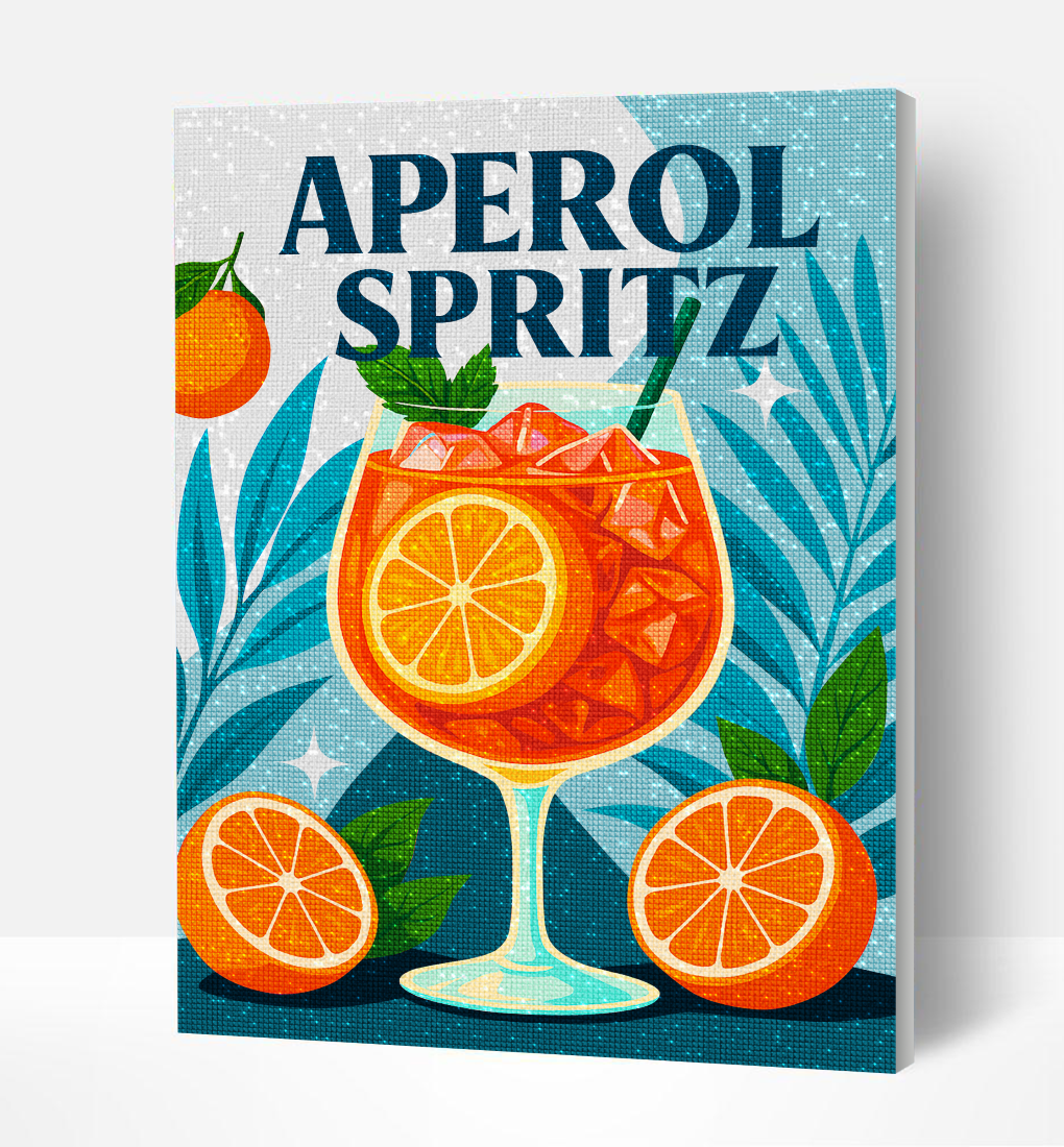 Splat Planet deimantinė dėlionė APEROL SPRITZ 30x40 cm Splat Planet deimantinė dėlionė APEROL SPRITZ 30x40 cm