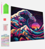 Splat Planet deimantinė dėlionė DIDŽIOJI BANGA 30x40 cm – Paveikslėlis 2