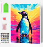 Splat Planet deimantinė dėlionė PINGVINAS 30x40 cm – Paveikslėlis 3