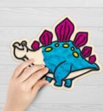 Splat Planet kūrybinis modelino rinkinys su mediniais Dinozaurais – Paveikslėlis 6