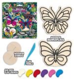Splat Planet kūrybinis modelino rinkinys su mediniais Drugeliais – Paveikslėlis 3