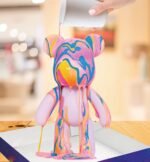 Splat Planet kūrybinis rinkinys Marble Bear, neonas – Paveikslėlis 6