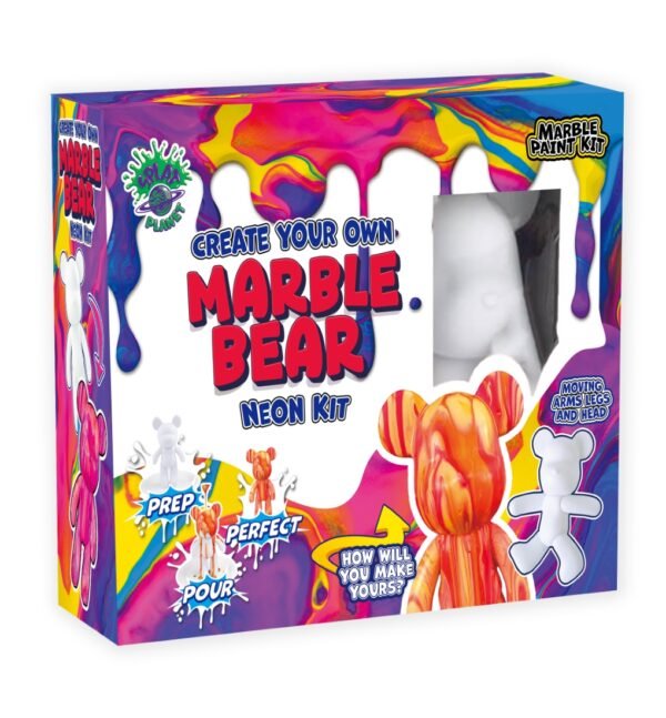 Splat Planet kūrybinis rinkinys Marble Bear
