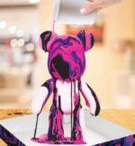 Splat Planet kūrybinis rinkinys Marble Bear, rožinis – Paveikslėlis 5
