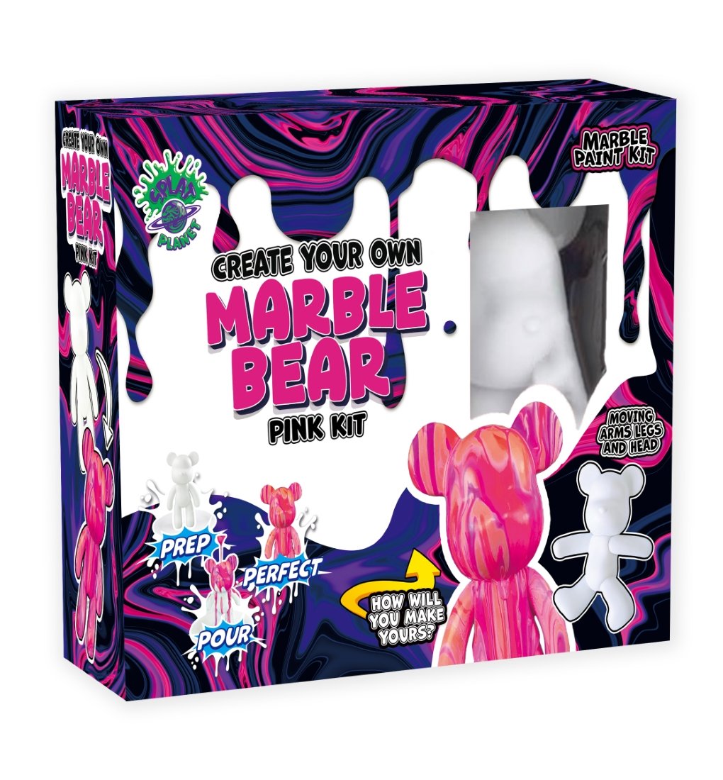 Splat Planet kūrybinis rinkinys Marble Bear Splat Planet kūrybinis rinkinys Marble Bear
