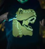 Splat Planet šviečiantys tamsoje marškinėliai, Dinozauras – Paveikslėlis 3