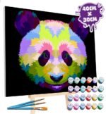 Splat Planet tapyba pagal skaičius, PANDA 30x40 cm – Paveikslėlis 3