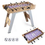 Stalo futbolas su nuimamomis kojomis kompaktiškas (Natūrali)