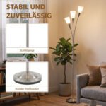 Pastatomas šviestuvas su 3 stiklo gaubtais, kojiniu jungikliu, E14, be lemputės – Paveikslėlis 7