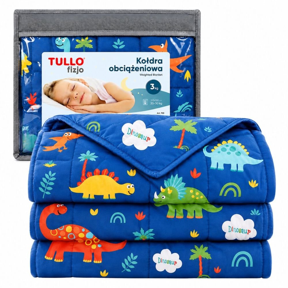 Sunkioji antklodė 3 kg mėlyna Sunkioji antklodė 3 kg mėlyna